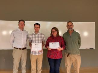 An image of Adam Barb, Paul Kremer, Nicole Holderman and Art Edison