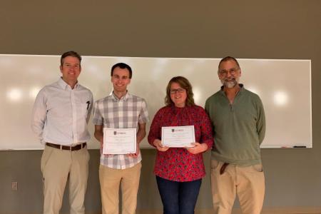 An image of Adam Barb, Paul Kremer, Nicole Holderman and Art Edison