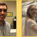 Images of Daniel Williamson and Marley Brimberry smiling at the camera